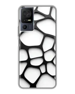 Чехол для ZTE Nubia A75 с картинкой «Белая объемная сетка» Чехол для ZTE Nubia A75 с картинкой «Белая объемная сетка»
