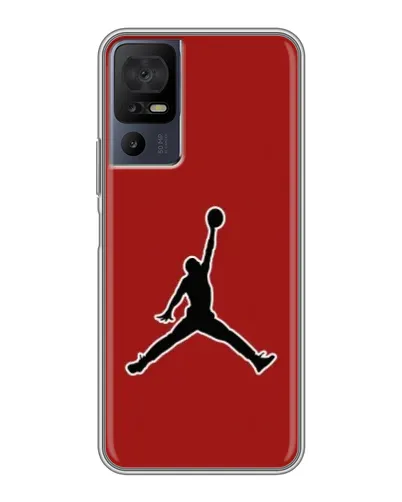 Чехол для ZTE Nubia A76 с картинкой «Jordan Red Back»