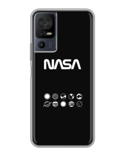 Чехол для ZTE Nubia A76 с картинкой «NASA — технический принт» Чехол для ZTE Nubia A76 с картинкой «NASA — технический принт»