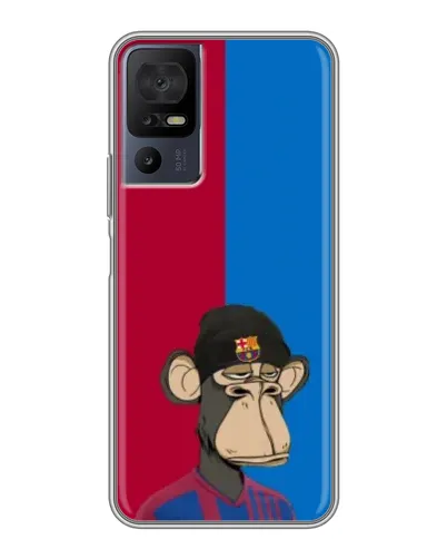 Чехол для ZTE Nubia A76 с картинкой «Bored Ape — фанат Барсы» Чехол для ZTE Nubia A76 с картинкой «Bored Ape — фанат Барсы»
