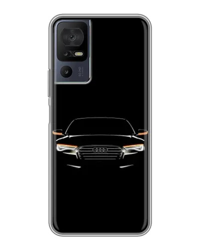 Чехол для ZTE Nubia A76 с картинкой «Audi — ночной контур»