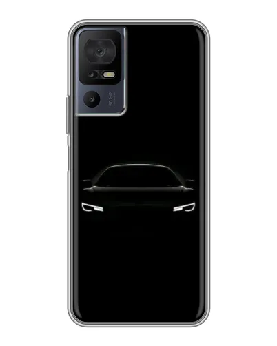 Чехол для ZTE Nubia A76 с картинкой «Взгляд Audi в темноте»