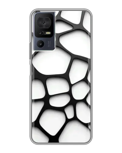 Чехол для ZTE Nubia A76 с картинкой «Белая объемная сетка» Чехол для ZTE Nubia A76 с картинкой «Белая объемная сетка»