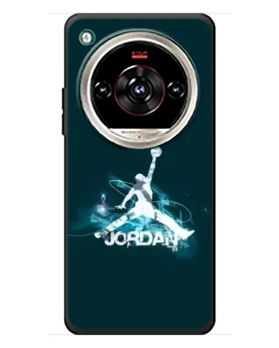 Чохол для ZTE Nubia Focus 2 Ultra з картинкою «Jordan Blue Fire»