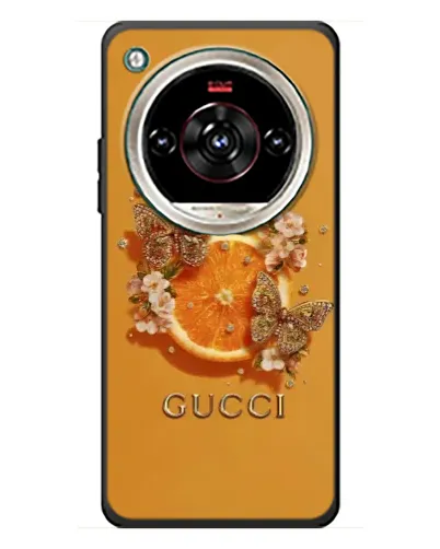 Чехол для ZTE Nubia Focus 2 Ultra с картинкой «Gucci — золотые бабочки» Чехол для ZTE Nubia Focus 2 Ultra с картинкой «Gucci — золотые бабочки»