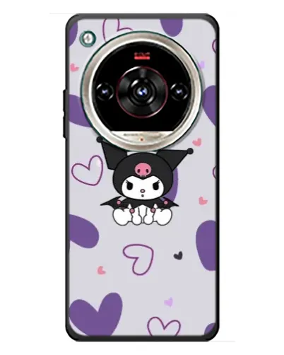 Чохол для ZTE Nubia Focus 2 Ultra з картинкою «Kuromi та лавандові серця»