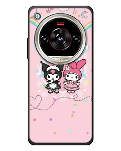 Чохол для ZTE Nubia Focus 2 Ultra з картинкою «My Melody та Kuromi»