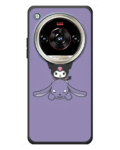Чохол для ZTE Nubia Focus 2 Ultra з картинкою «Kuromi на ліловому фоні»