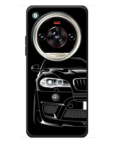 Чохол для ZTE Nubia Focus 2 Ultra з картинкою «Темний силует BMW»