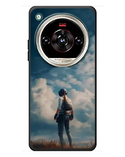 Чохол для ZTE Nubia Focus 2 Ultra з картинкою «Герой PUBG на скелі»