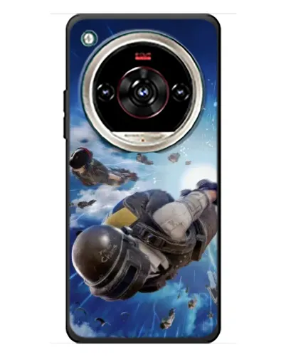 Чохол для ZTE Nubia Focus 2 Ultra з картинкою «Десант PUBG — стрибок»