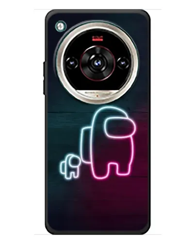 Чохол для ZTE Nubia Focus 2 Ultra з картинкою «Among Us неон-арт»