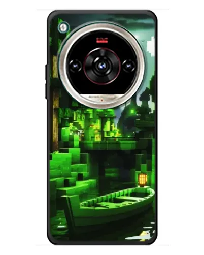 Чохол для ZTE Nubia Focus 2 Ultra з картинкою «Minecraft лісовий пейзаж»