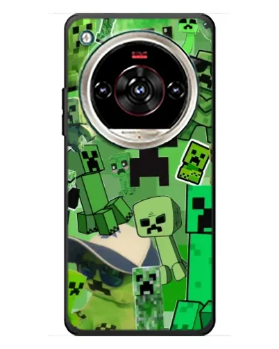 Чохол для ZTE Nubia Focus 2 Ultra з картинкою «Кріпери Minecraft»