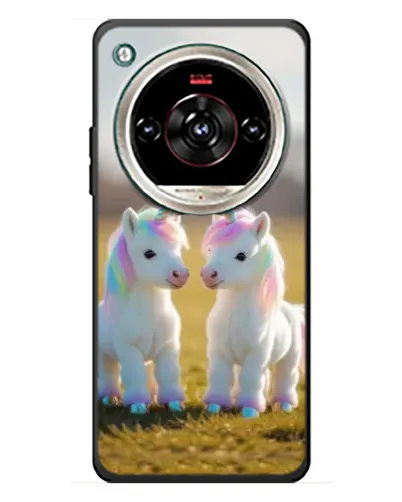 Чохол для ZTE Nubia Focus 2 Ultra з картинкою «Пара єдинорогів» Чохол для ZTE Nubia Focus 2 Ultra з картинкою «Пара єдинорогів»