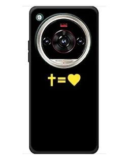 Чохол для ZTE Nubia Focus 2 Ultra з картинкою «Серце та Хрест»