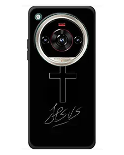 Чохол для ZTE Nubia Focus 2 Ultra з картинкою «Графічний хрест Jesus»