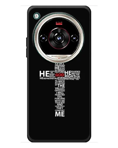 Чохол для ZTE Nubia Focus 2 Ultra з картинкою «Текстовий хрест» Чохол для ZTE Nubia Focus 2 Ultra з картинкою «Текстовий хрест»