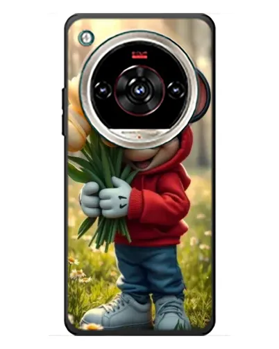 Чохол для ZTE Nubia Focus 2 Ultra з картинкою «Міккі з тюльпанами»