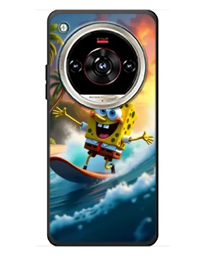 Чохол для ZTE Nubia Focus 2 Ultra з картинкою «Губка Боб серфінгіст»