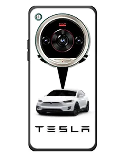 Чехол для ZTE Nubia Focus 2 Ultra с картинкой «Tesla White Style»