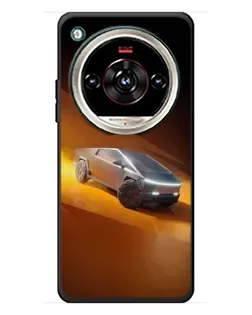 Чехол для ZTE Nubia Focus 2 Ultra с картинкой «Cybertruck в пустыне»