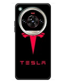 Чехол для ZTE Nubia Focus 2 Ultra с картинкой «Tesla Red Logo»