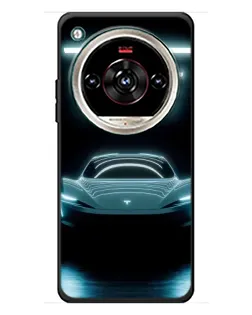 Чехол для ZTE Nubia Focus 2 Ultra с картинкой «Tesla в неоне»