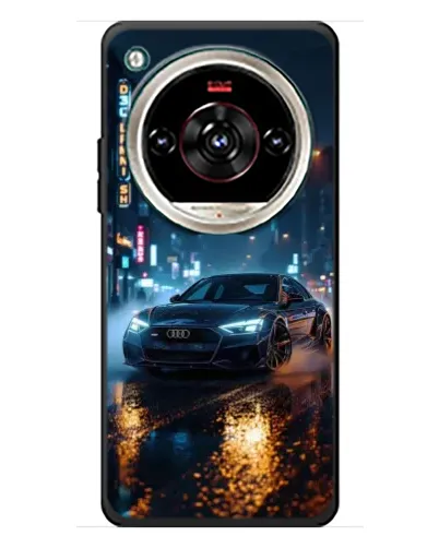 Чохол для ZTE Nubia Focus 2 Ultra з картинкою «Нічне місто та Audi»