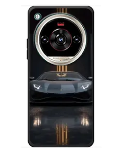 Чехол для ZTE Nubia Focus 2 Ultra с картинкой «Lamborghini золотые линии»