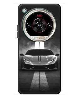 Чехол для ZTE Nubia Focus 2 Ultra с картинкой «Lamborghini симметрия дорог»