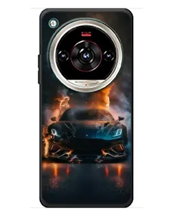 Чехол для ZTE Nubia Focus 2 Ultra с картинкой «Lamborghini дымная эстетика»