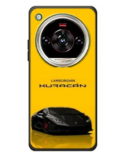 Чехол для ZTE Nubia Focus 2 Ultra с картинкой «Lamborghini Huracan черный»