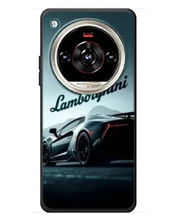 Чехол для ZTE Nubia Focus 2 Ultra с картинкой «Классическая надпись Lamborghini»