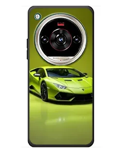 Чехол для ZTE Nubia Focus 2 Ultra с картинкой «Салатовый Lamborghini Huracan»