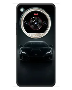 Чехол для ZTE Nubia Focus 2 Ultra с картинкой «Черный Lamborghini Aventador»