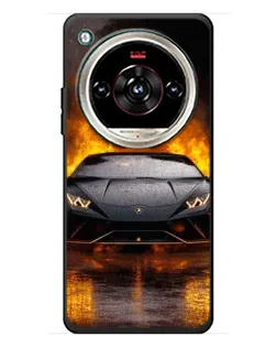 Чехол для ZTE Nubia Focus 2 Ultra с картинкой «Lamborghini в огне»