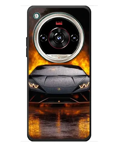 Чохол для ZTE Nubia Focus 2 Ultra з картинкою «Lamborghini у вогні»