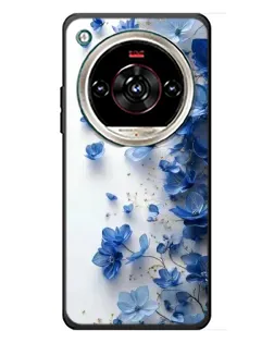Чехол для ZTE Nubia Focus 2 Ultra с картинкой «Голубой цветочный каскад»