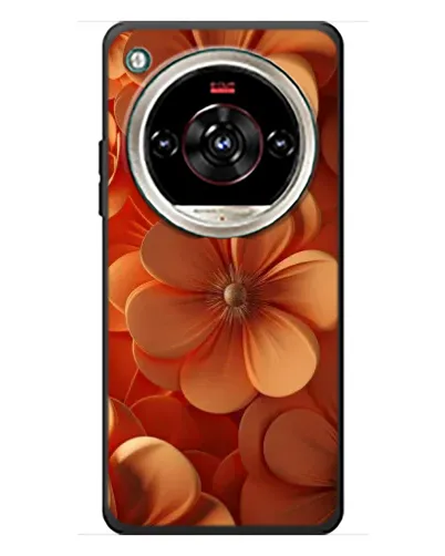 Чохол для ZTE Nubia Focus 2 Ultra з картинкою «Помаранчева макро квітка»