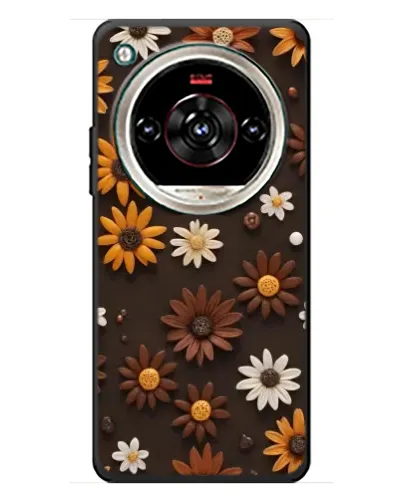 Чохол для ZTE Nubia Focus 2 Ultra з картинкою «Візерунок з маленьких соняшників»