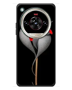 Чехол для ZTE Nubia Focus 2 Ultra с картинкой «Серебряный фантазийный цветок»