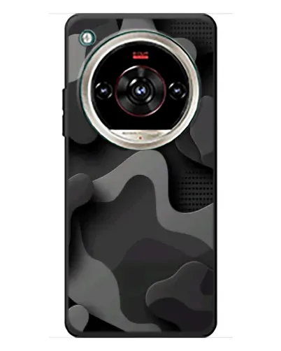 Чохол для ZTE Nubia Focus 2 Ultra з картинкою «Темний абстрактний камуфляж»