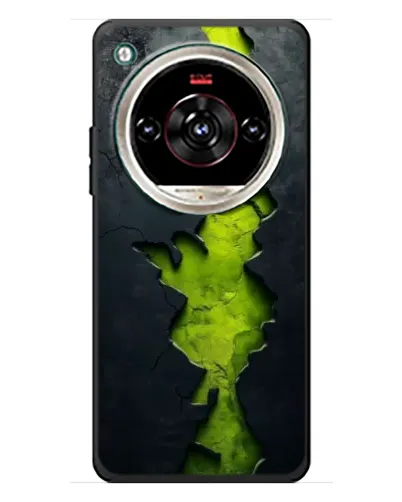 Чохол для ZTE Nubia Focus 2 Ultra з картинкою «Салатовий розлом скелі»
