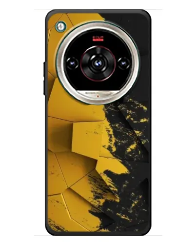 Чохол для ZTE Nubia Focus 2 Ultra з картинкою «Золоті уламки геометрії»