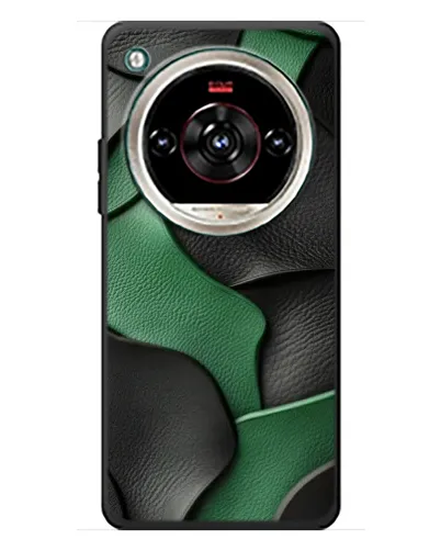 Чохол для ZTE Nubia Focus 2 Ultra з картинкою «Зелені шкіряні хвилі»