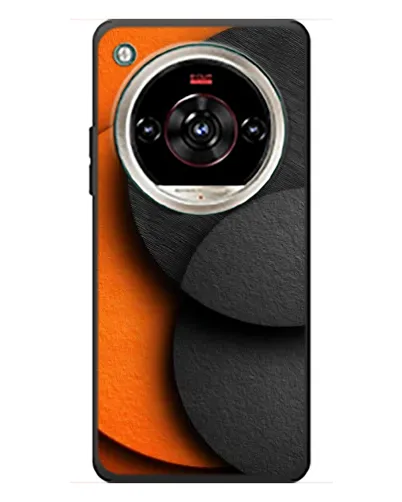Чохол для ZTE Nubia Focus 2 Ultra з картинкою «Геометрія помаранчевих кіл»