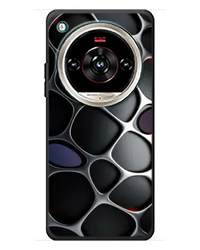 Чохол для ZTE Nubia Focus 2 Ultra з картинкою «Об'ємна темна решітка»