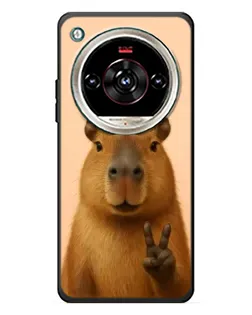 Чехол для ZTE Nubia Focus 2 Ultra с картинкой «Капибара виктория»