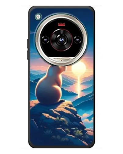 Чохол для ZTE Nubia Focus 2 Ultra з картинкою «Захід сонця з капібарою»